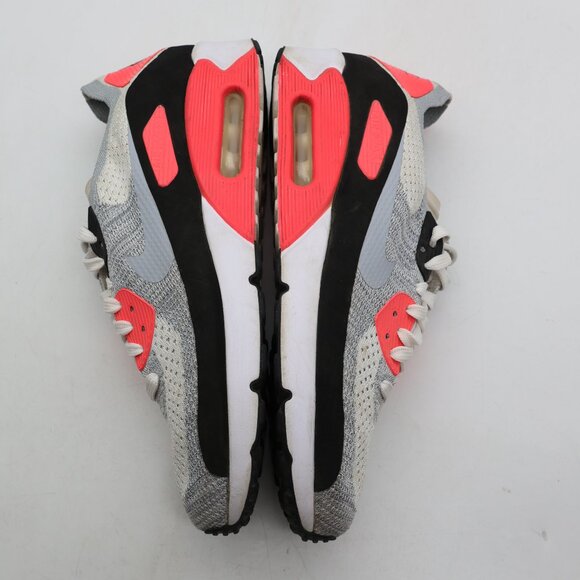 Nike ID Air Max 90 Ultra 2.0 Men's Size 10.5 Flyknit Infrared Crimson Sneakers - Picture 7 of 10